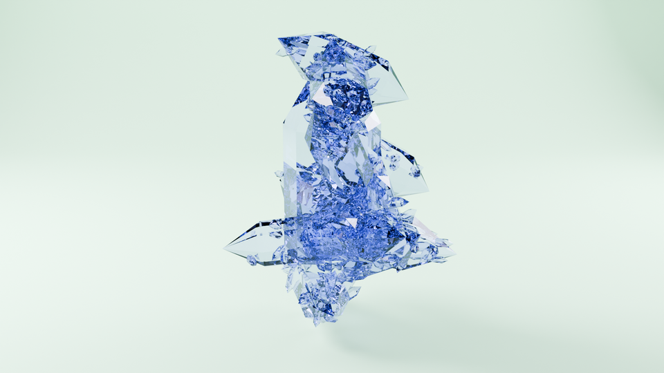 Blender 教程: 使用几何节点创建程序化水晶簇