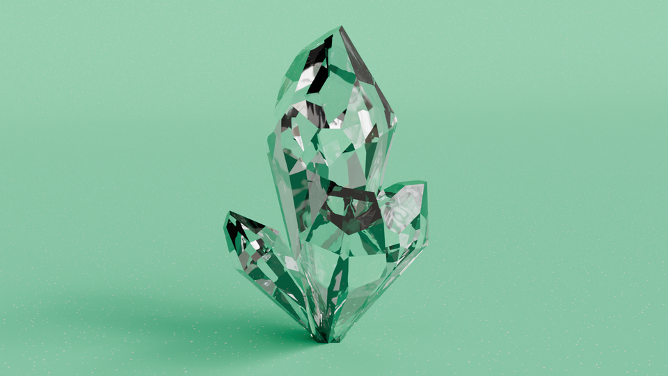 Blender教程：使用几何节点创建程序化水晶
